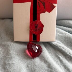 Swarovski Scarlet Heart Crystal in Red